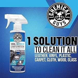 Chemical Guys Total Interior Cleaner & Protectant - 32 oz All-in-One Car Detailing Spray