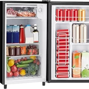 Sweetcrispy 3.2 Cu.Ft Mini Fridge with Freezer - Compact, Energy-Efficient Refrigerator for Dorm & Office