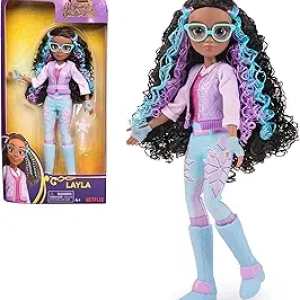 Unicorn Academy Layla 9.5" Doll with 5 Accessories - Official Netflix Toy