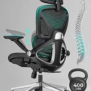 CAPOT Ergonomic Mesh Office Chair with Lumbar Support - 400lbs Capacity