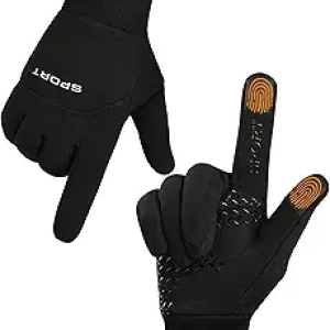 AURUZA Winter Gloves with Touchscreen - Windproof Cycling Gloves for Men & Women