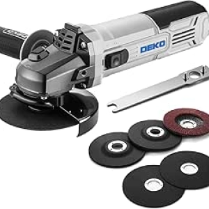 DEKOPRO 4-1/2" 7.5-Amp Angle Grinder - Professional Electric Power Tool for Metal & Wood