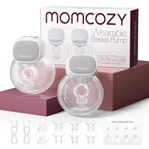 Momcozy S9 Pro Wearable Breast Pump - Hands-Free, 270min Battery & LED Display
