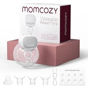 Momcozy S9 Pro Wearable Breast Pump - Hands-Free, Long Battery Life & LED Display