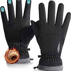 Winter Waterproof Touchscreen Gloves for Men & Women - Windproof Thermal Snow Gloves