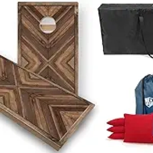 Tournament Grade Cornhole Boards 4x2 | Premium Wooden Designs with Bean Bags