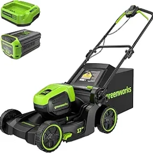 Greenworks 60V 17" Brushless Cordless Push Lawn Mower - 40min Runtime