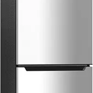 BANGSON 7.1 Cu.Ft Bottom Freezer Refrigerator | Apartment Size Fridge with Stainless Steel Finish