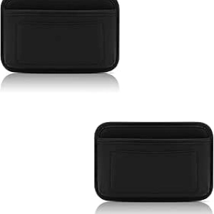 Accmor Universal Car Side Pocket Organizer - PU Leather Storage for Phones, Sunglasses & More