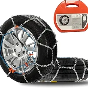 Universal Snow Chains for Cars & Trucks - Emergency Tire Chains 180-235MM