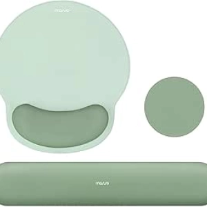 MOSISO Ergonomic Wrist Rest Support Set - Mouse Pad & Keyboard Pad with Memory Foam