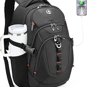 Swissdigital Design 15.6" Laptop Backpack with USB-C Charging & RFID Protection