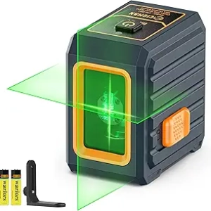 CIGMAN CM-G01 Self-Leveling Green Laser Level - 100ft Range, 28H Battery