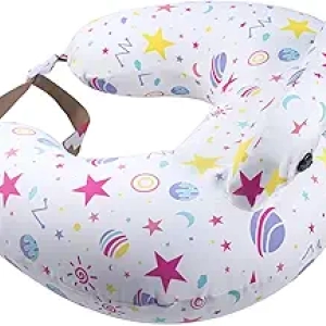 Inflatable Nursing Pillow for Breastfeeding | Portable Travel Feeding Cushion with Adjustable Strap