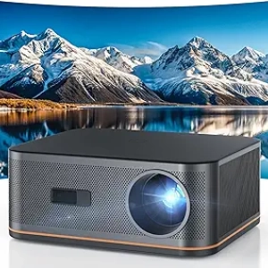 2000 ANSI 4K WiFi Projector with Auto Focus & Bluetooth - 300" Home Theater