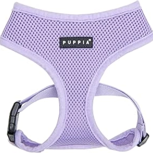 Puppia Soft Dog Harness Medium - No Choke Breathable Mesh & Quick-Release