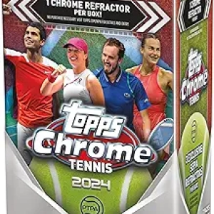 2024 Topps Chrome Tennis Retail Value Box - Exclusive Sepia Refractors & Inserts