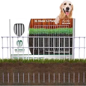 Dig Defence Original Animal Barrier Fence - No Dig Dog Fence 24" (12 Pack)