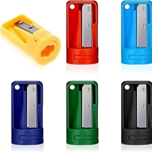 6 Pack Carpenter Pencil Sharpener - Portable Manual Woodworking Tool
