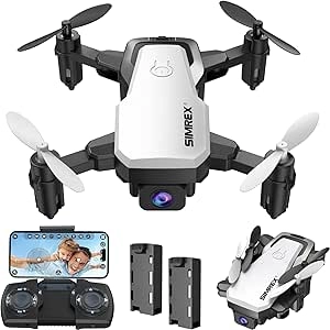 SIMREX X300C Mini Drone with 720P Camera - Foldable FPV Quadcopter for Beginners