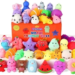 30 Pack Squishy Toys - Kawaii Squishies Party Favors for Kids 4-12