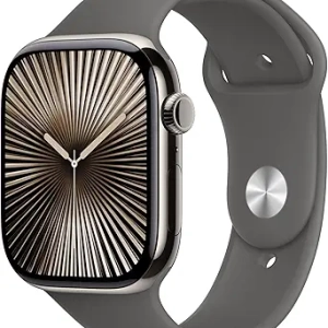 Apple Watch Series 10 GPS + Cellular 46mm Smartwatch | Titanium Case with ECG & Fitness Tracker