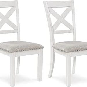 Signature Design by Ashley Robbinsdale Dining Chairs Set of 2 - Farmhouse Style