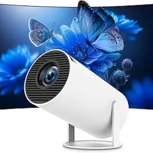 4K WiFi 6 Mini Portable Projector | 180° Rotation, Auto Keystone, Netflix Built-in