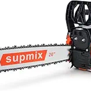 62cc Gas Chainsaw 20 Inch - Professional 2-Cycle Petrol Powered Saw for Tree Cutting