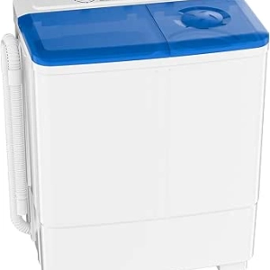 Auertech Portable Washing Machine 20lbs Twin Tub - Mini Compact Washer for Dorms & RVs