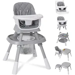 15-in-1 Convertible Baby High Chair & Activity Center - Babyliebe Multifunctional Highchair