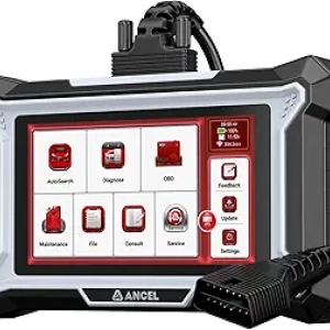 ANCEL DS100 OBD2 Scanner - Professional 7-in-1 Diagnostic Tool with ABS, SRS & Transmission Code Reader