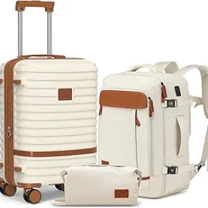 Joyway Expandable Carry-On Luggage Set - TSA Approved 20" Hard Shell Suitcase