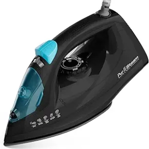 PurSteam Professional 1250W Steam Iron - Powerful Wrinkle Removal & Auto Shut-Off