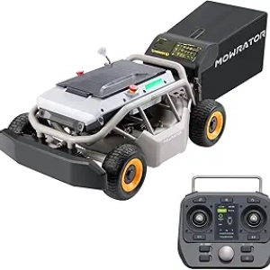 Remote Control Lawn Mower 56V 4WD | 75% Slope Climbing RC Mower 21" Cutting Width