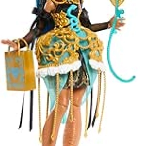 Monster High Scary Sweet Birthday Cleo De Nile Doll - Golden Party Dress & Accessories