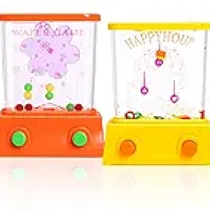 4 Pack Handheld Water Games - Classic Retro Arcade Toys for Teens & Adults