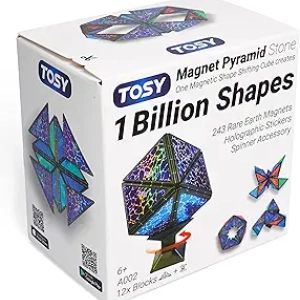 TOSY Magnet Pyramid Stone - 1 Billion Shapes STEM Toy for Kids