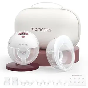 Momcozy M5 Hands-Free Wearable Breast Pump - Portable Electric Double Pump 24mm