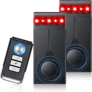 108dB Car Alarm System with Vibration Sensor & Wireless Remote - Anti-Theft Device for Vehicles