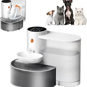 Potaroma Smart Wireless Pet Water Fountain - Filter-Free, 3.5L Auto Dispenser