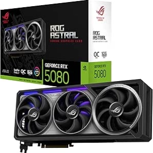 ASUS ROG Astral RTX 5080 OC Gaming Graphics Card | PCIe 5.0