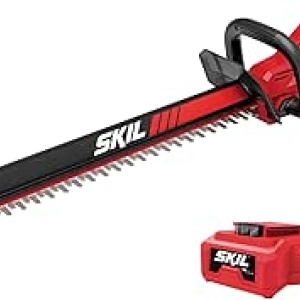 SKIL 40V Brushless Cordless Hedge Trimmer Kit - 24" Cutting Length with Battery & Charger