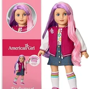 American Girl Truly Me 18-inch Doll #116 - Purple Pink Hair, Light Blue Eyes