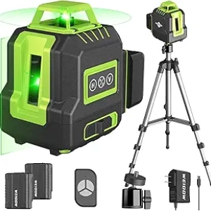 360° Green Laser Level with Tripod - Self Leveling Laser Tool for DIY & Construction