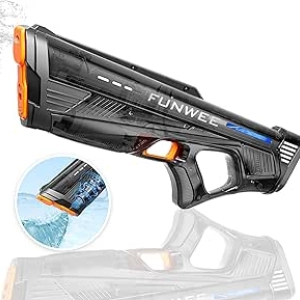 Funwee Electric Water Gun for Adults & Kids - 100+ Shots, 32ft Range, Auto Blaster