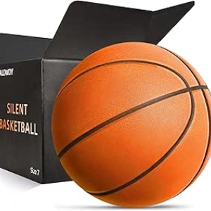 Silent Basketball Size 7 | Quiet Indoor Training Ball with Pro PU Foam