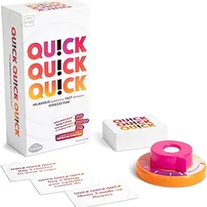 Quick Quick Quick Party Card Game - Fast-Paced Fun for Friends & Family