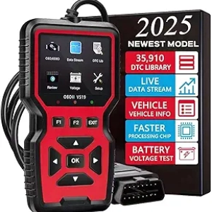 2025 OBD2 Scanner Diagnostic Tool - Check Engine Light Reader & Code Reset