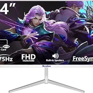 24 Inch Gaming Monitor 100Hz 1080P FHD VA Panel with HDMI & Ergonomic Stand
